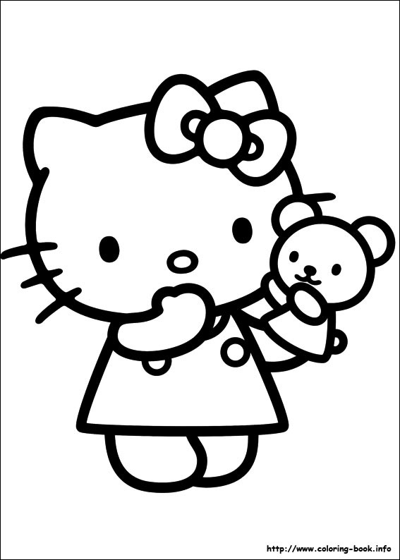 Hello Kitty coloring picture